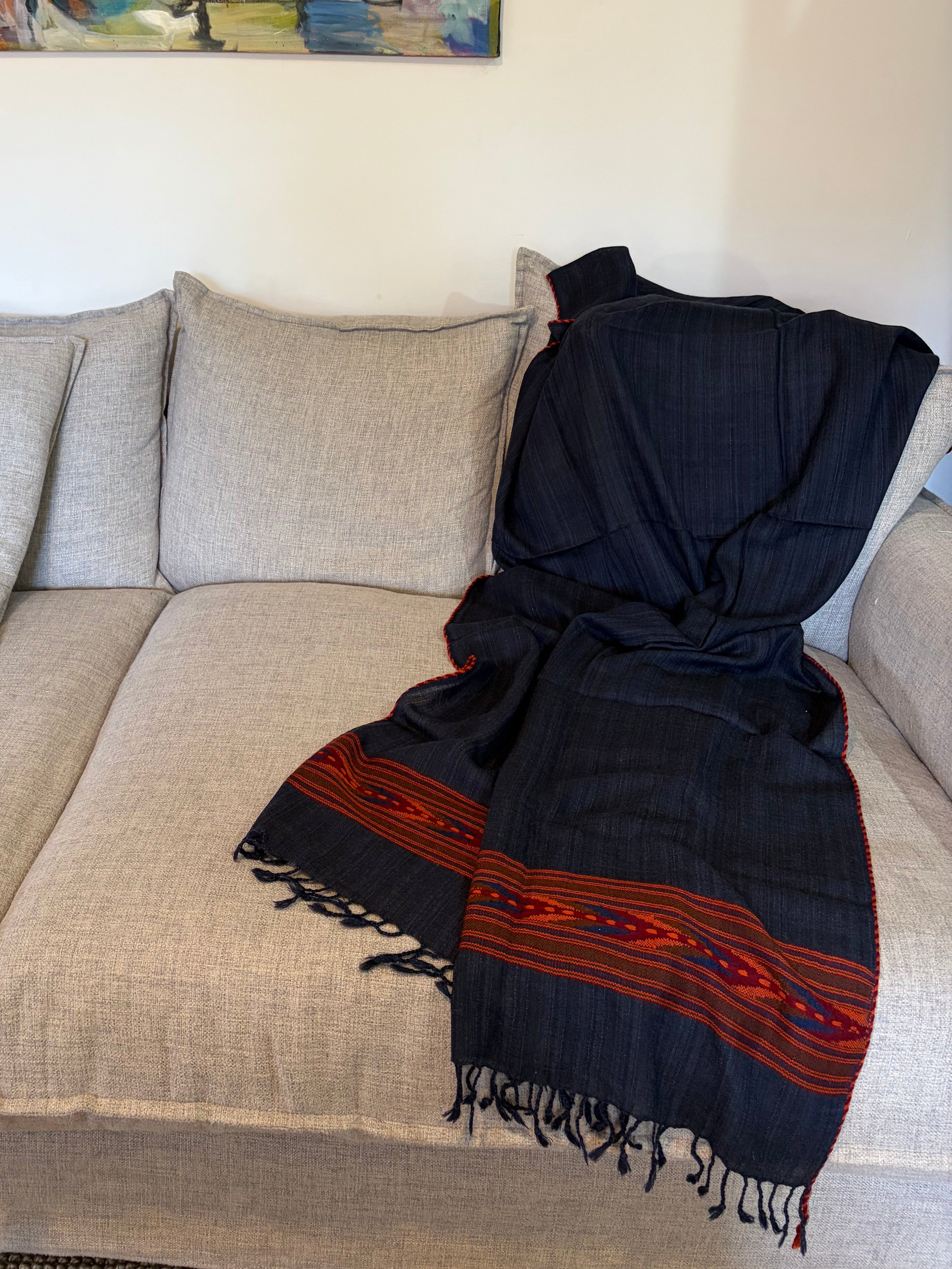 Kullu Valley 100% Wool Shawl