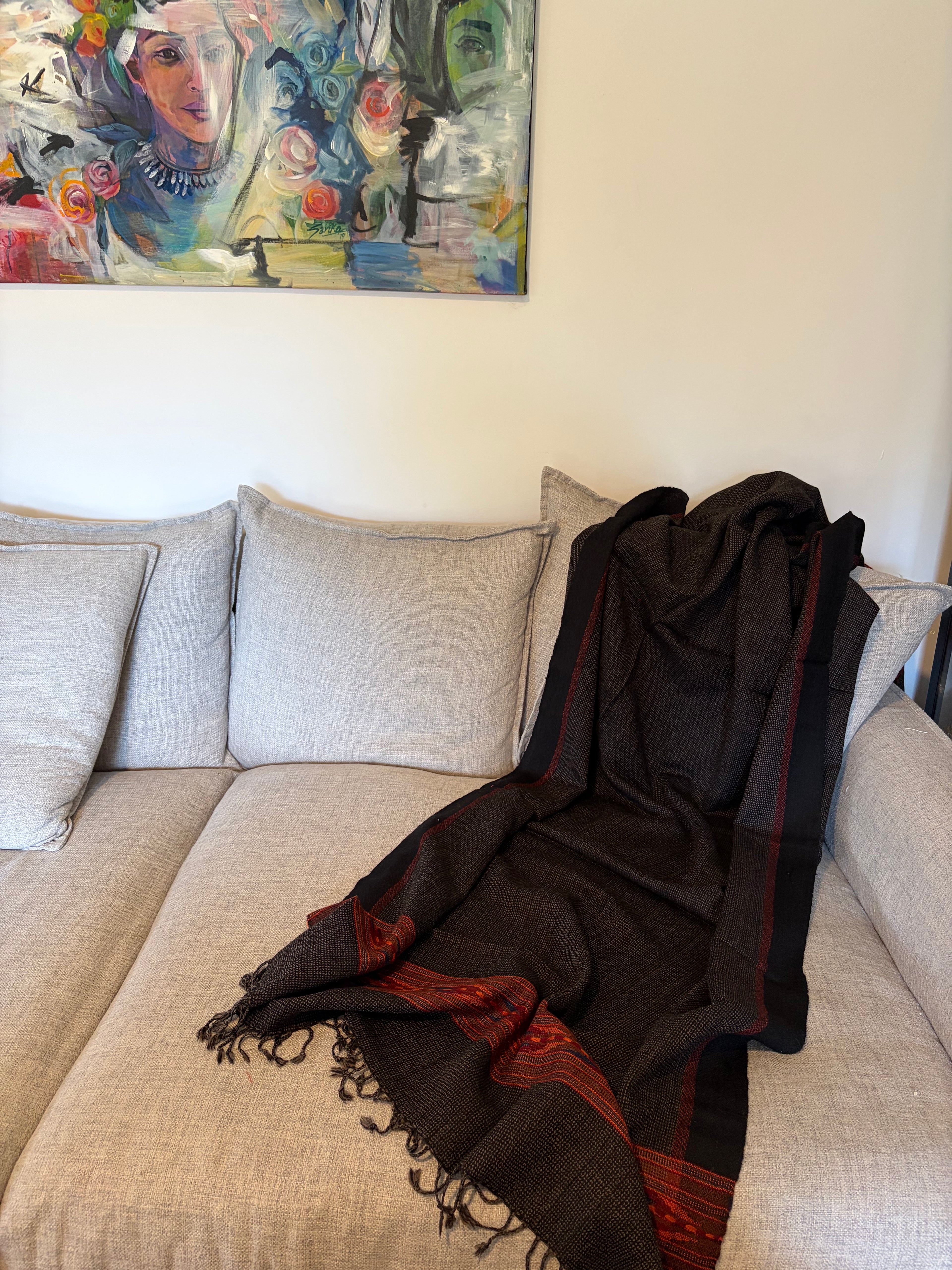 Kullu Valley 100% Wool Shawl