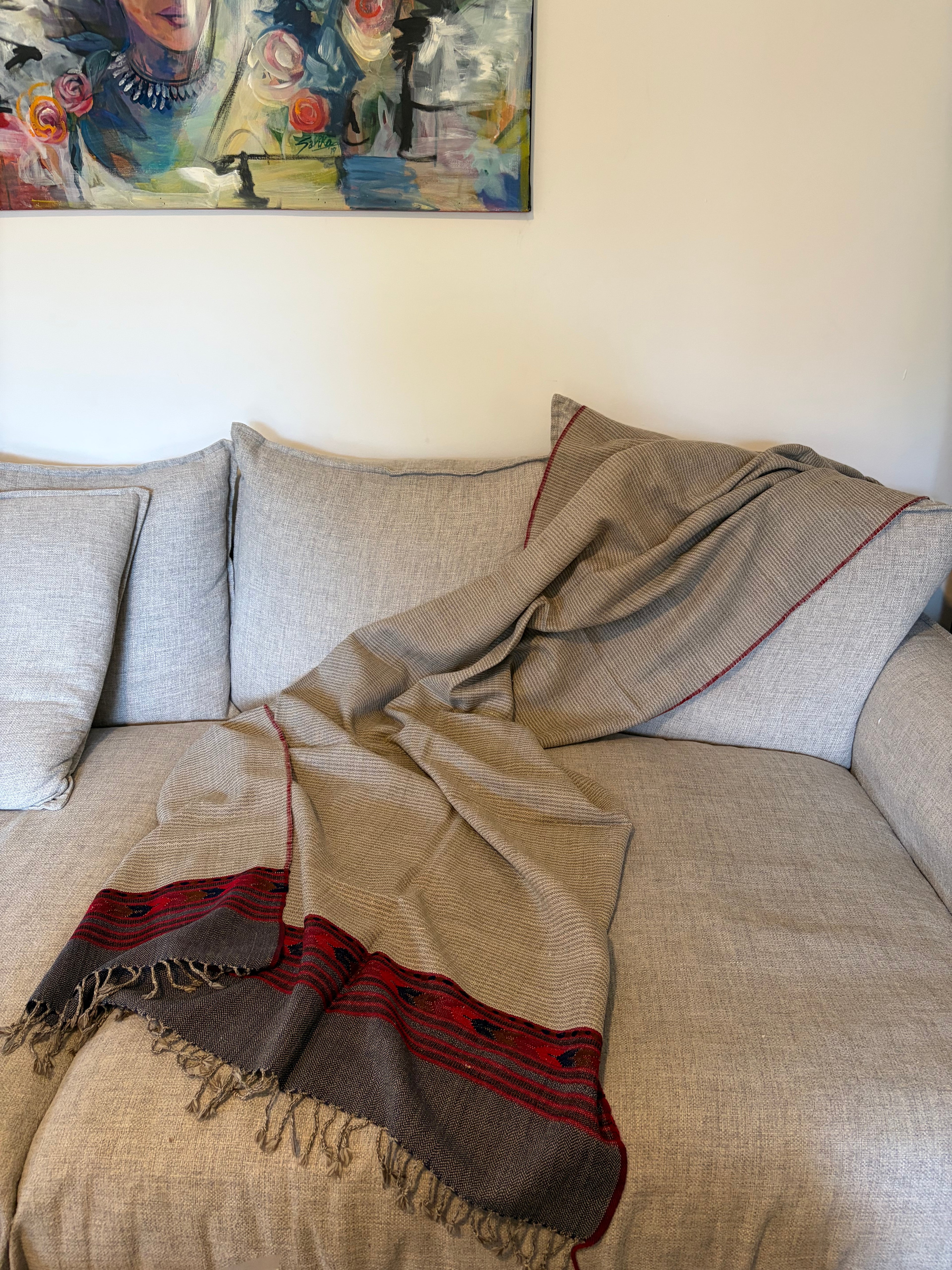 Kullu Valley 100% Wool Shawl