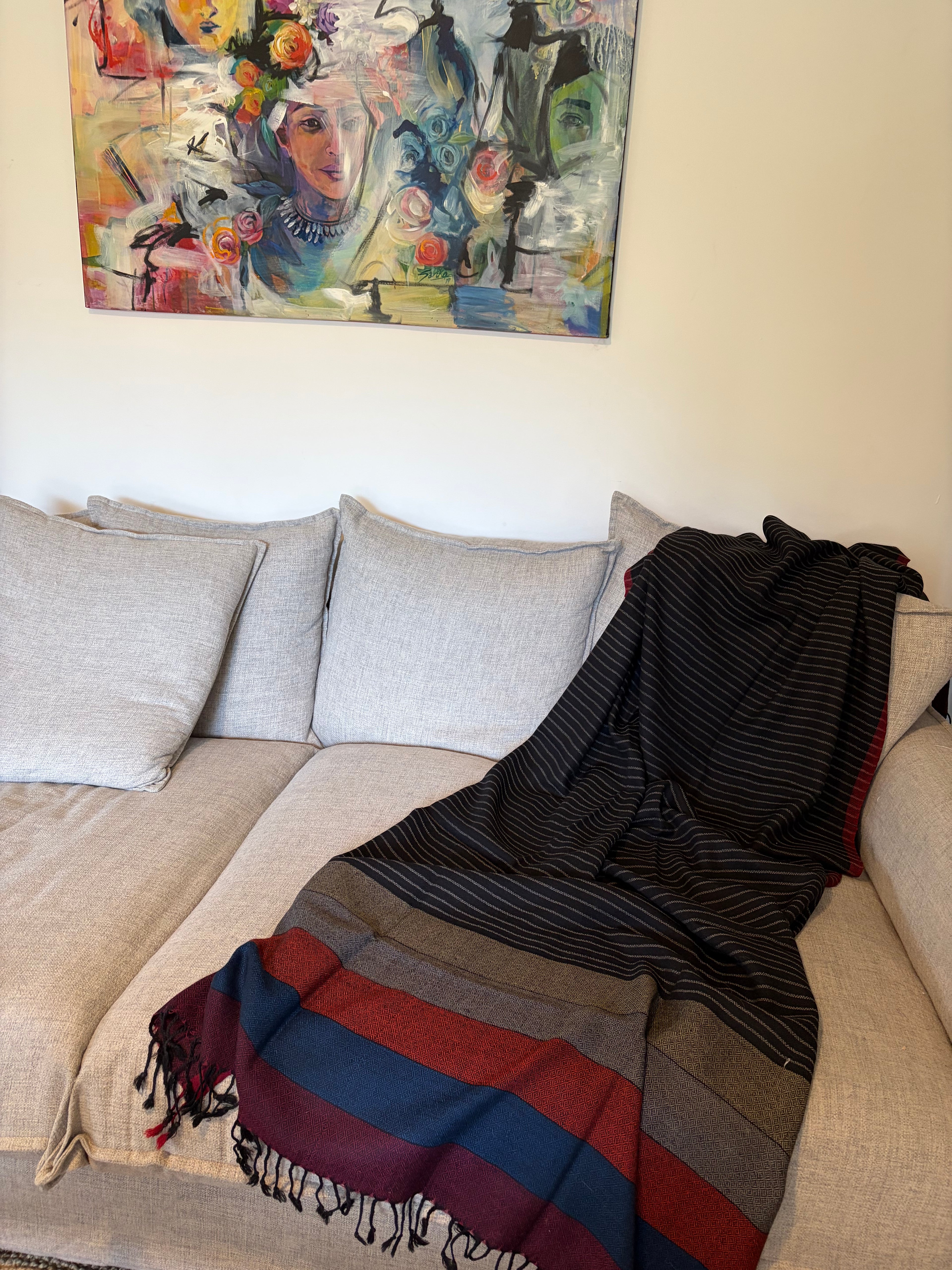 Kullu Valley 100% Wool Shawl