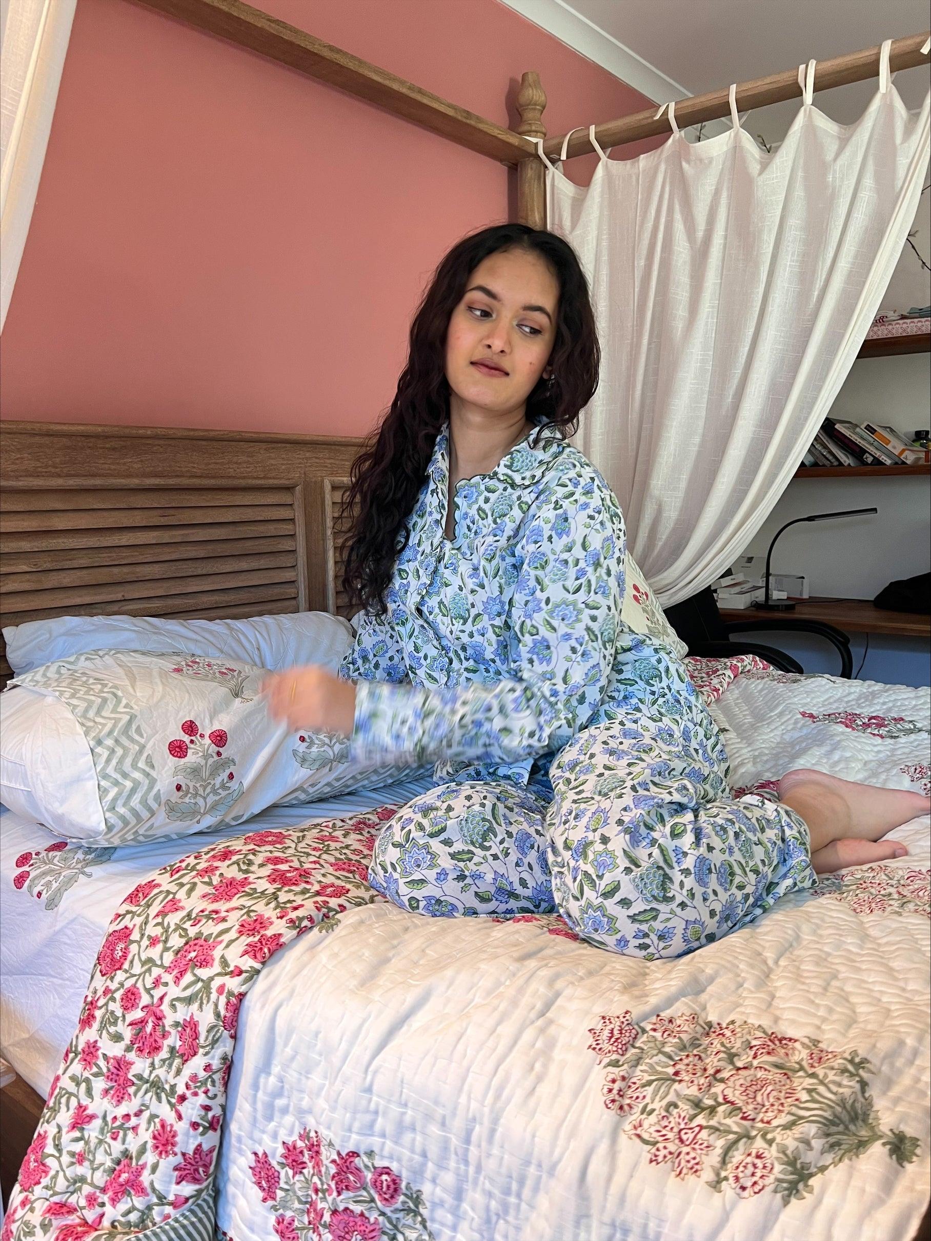 Hand Block Printed PJs with Pants