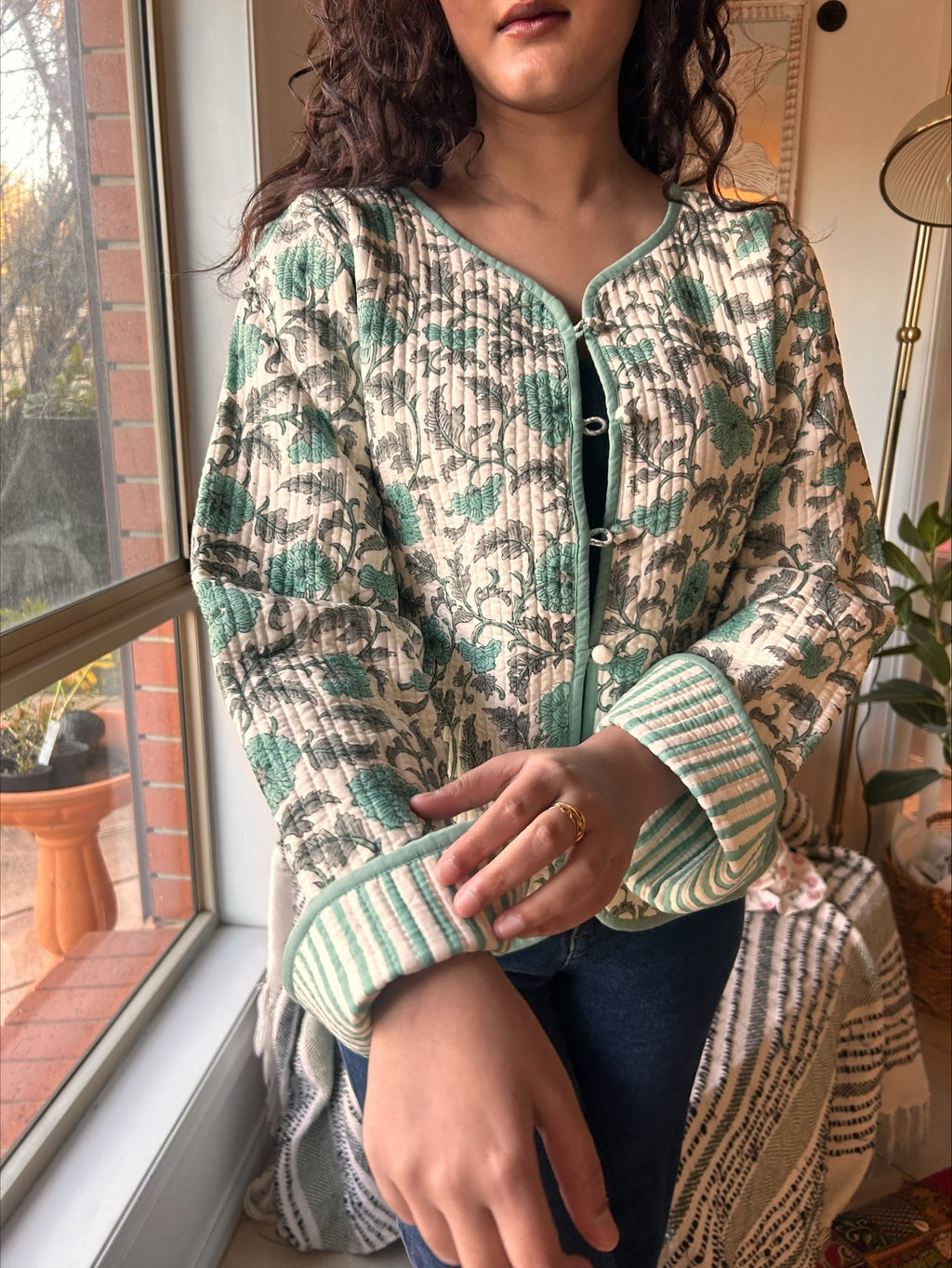 Hand Block Printed Jacket