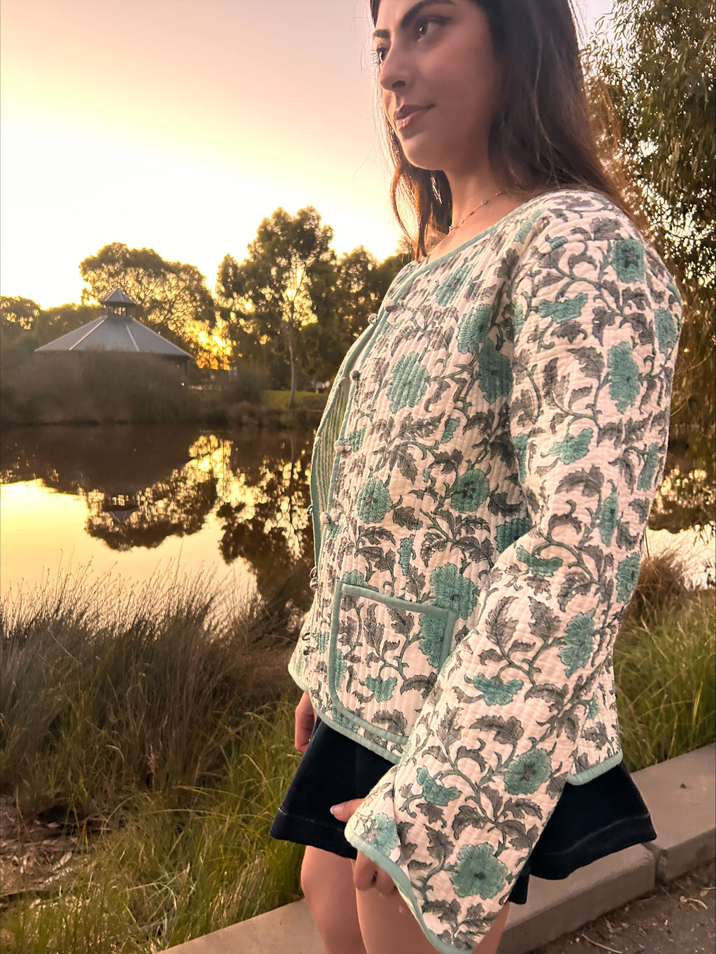 Hand Block Printed Jacket