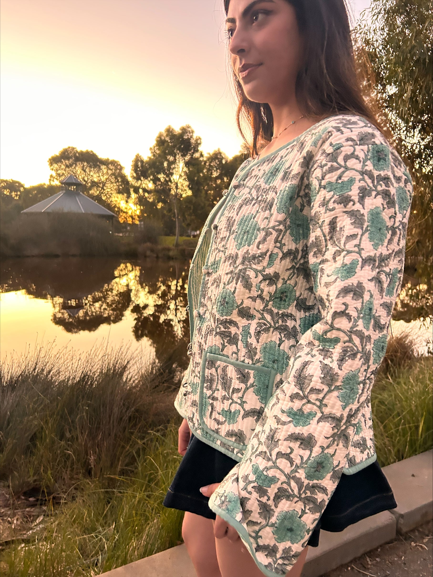 Hand Block Printed Jacket