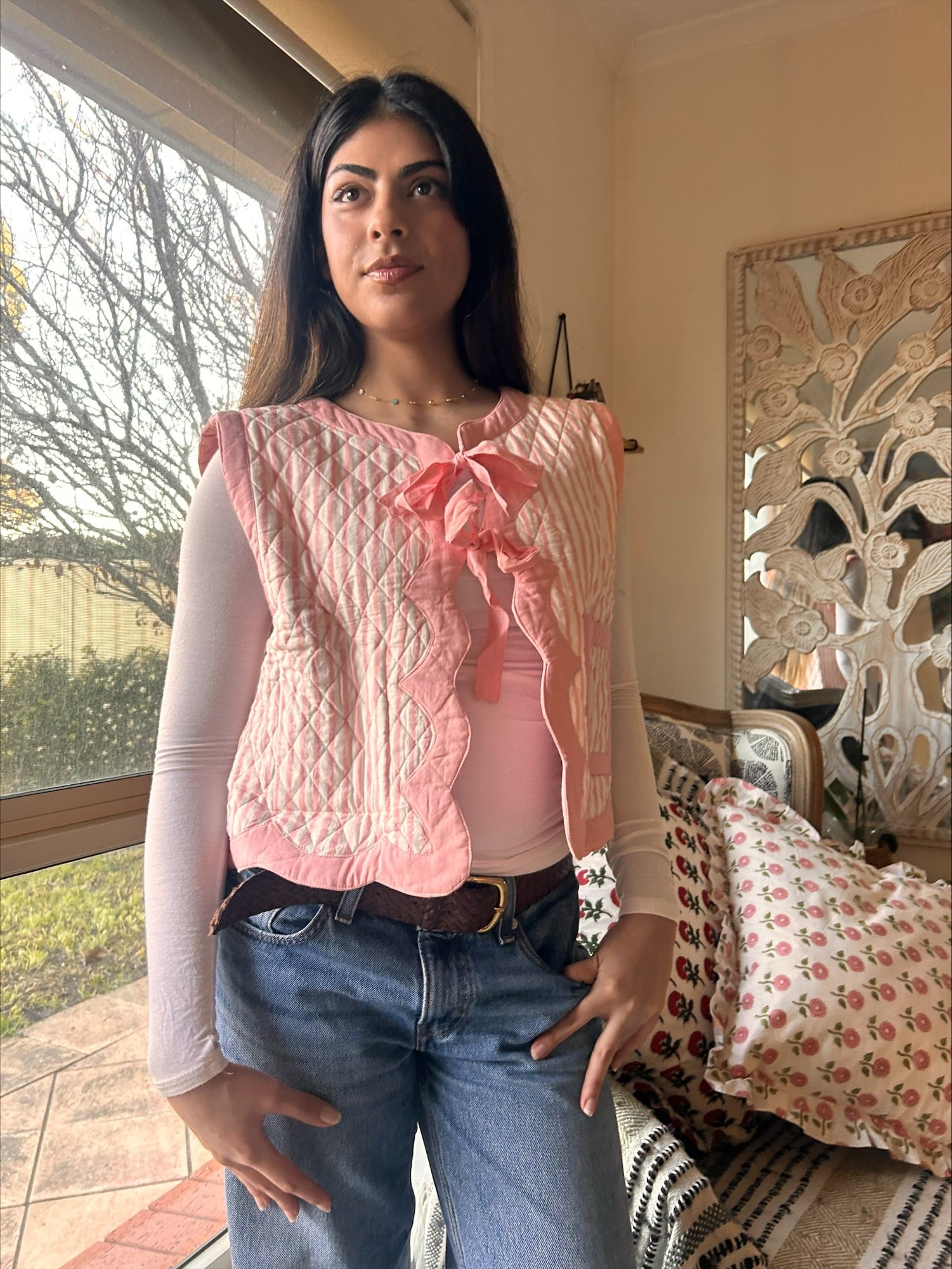 Hand Block Printed Vest